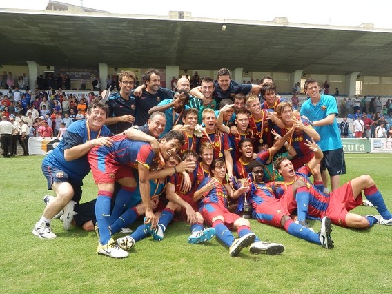 Молодежная команда «Барселоны» 1996 год